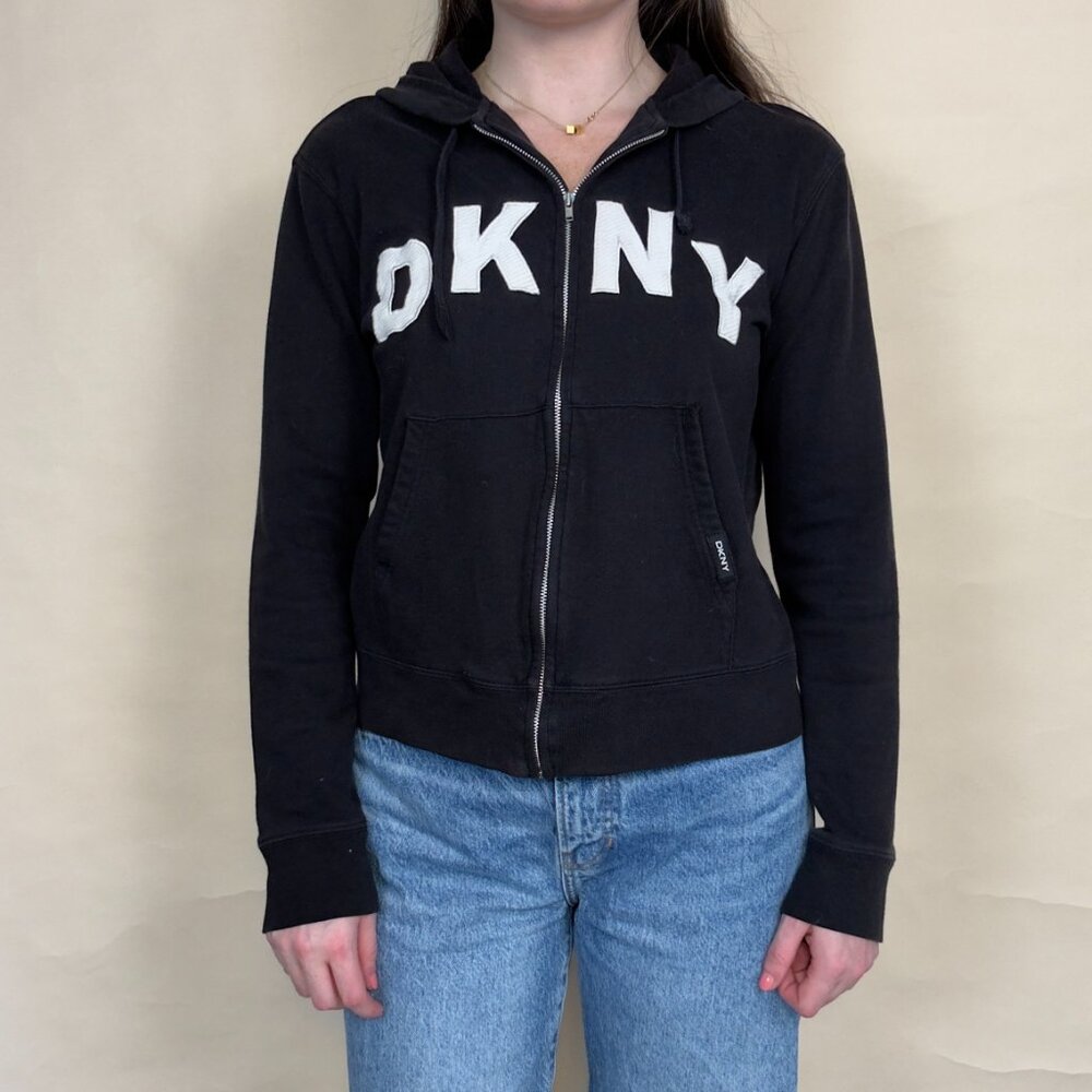 2000s Double Zip Hoodie (S/M)